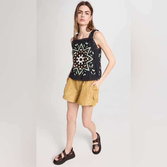 NEW with tags Sea New York kaia kaleidoscope applique tank top in Sage Sz XXS - Picture 7 of 11